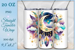 Transform your tumbler into a mystical wonderland with this enchanting sublimation design featuring a magical boho moon. Dive into a world of fantasy and inspiration with every sip. Let your imagination soar.