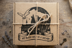 Magical Wizard Castle SVG, School of Witchcraft. Product Image 3