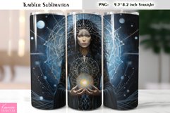 Celestial Tumbler Sublimation|Witch Tumbler Product Image 1
