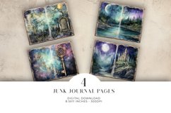 Magical Junk Journal Digital Paper Bi-fold Product Image 1