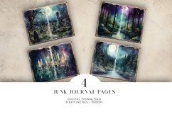 Magical Junk Journal Digital Paper Bi-fold Product Image 1
