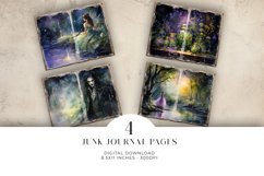 Magical Junk Journal Digital Paper Bi-fold Product Image 1