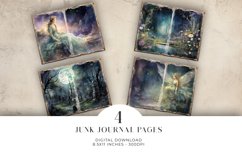 Magical Junk Journal Digital Paper Bi-fold Product Image 1