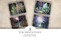 Magical Junk Journal Digital Paper Bi-fold Product Image 1