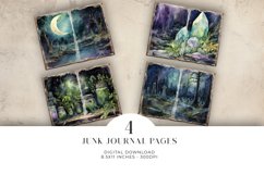 Magical Junk Journal Digital Paper Bi-fold Product Image 1