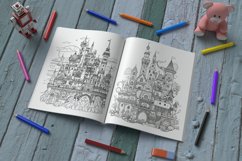 Coloring Page For Adults Magical Castle Product Image 2
