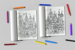 Coloring Page For Adults Magical Castle Product Image 3