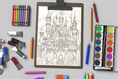 Coloring Page For Adults Magical Castle Product Image 4