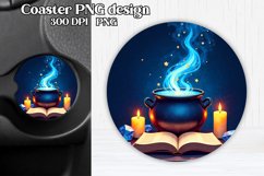 Magic car coaster sublimation | Mystical coaster PNG Product Image 1