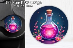 Magic car coaster sublimation | Mystical coaster PNG Product Image 1