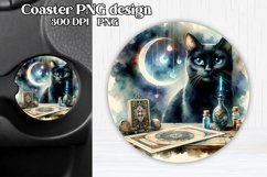 Magic car coaster sublimation | Mystical coaster PNG Product Image 1