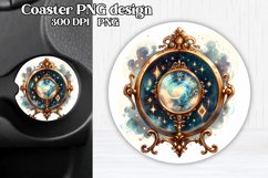 Magic car coaster sublimation | Mystical coaster PNG Product Image 1
