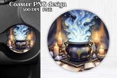 Magic car coaster sublimation | Mystical coaster PNG Product Image 1