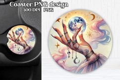 Magic car coaster sublimation | Mystical coaster PNG Product Image 1