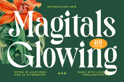 Magitals Glowing - New Modern Serif Font Product Image 1