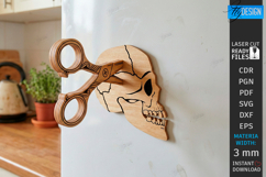 Magnet Kitchen Note Holder Laser Cut | DIY Fridge magnet SVG Product Image 1