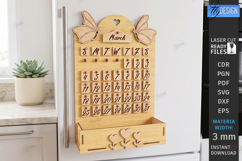 Magnet Perpetual Fridge Calendar Laser Cut Bundle | CNC File Product Image 8