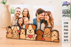 Magnet Photo Holder Laser Cut |Desk Photo Holder| Home Decor Product Image 1