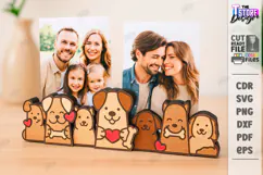 Magnet Photo Holder Laser Cut |Desk Photo Holder| Home Decor Product Image 1