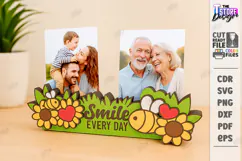 Magnet Photo Holder Laser Cut |Desk Photo Holder| Home Decor Product Image 1