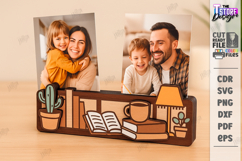 Magnet Photo Holder Laser Cut |Desk Photo Holder| Home Decor Product Image 1