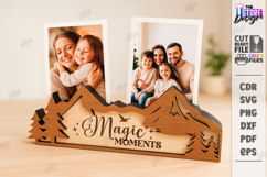 Magnet Photo Holder Laser Cut |Desk Photo Holder| Home Decor Product Image 1