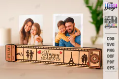 Magnet Photo Holder Laser Cut |Desk Photo Holder| Home Decor Product Image 1