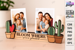 Magnet Photo Holder Laser Cut |Desk Photo Holder| Home Decor Product Image 1
