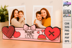 Magnet Photo Holder Laser Cut |Desk Photo Holder| Home Decor Product Image 1