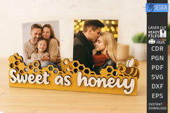 Magnet Photo Holder Laser Cut|Desk Photo Holder|Photo Stand Product Image 1