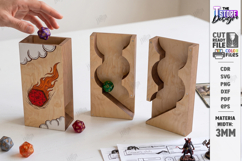 RPG Magnet Dice Tower Laser Cut Bundle | Dragon and Castle Product Image 6