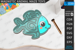 Magnetic Maze Games Laser Cut Bundle|Maze Toy SVG|Laser Toys Product Image 3
