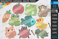 Magnetic Maze Games Laser Cut Bundle|Maze Toy SVG|Laser Toys Product Image 1