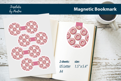 Kawaii Magnetic Bookmark Printable for Cricut and Silhouette Product Image 1