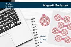 Kawaii Magnetic Bookmark Printable for Cricut and Silhouette Product Image 2