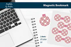 Kawaii Magnetic Bookmark Printable for Cricut and Silhouette Product Image 2