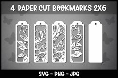 100 Bookmarks Paper cut SVG Laser cut I Cricut I Silhouette Product Image 10