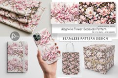 Digital Paper Magnolia Pattern Product Image 1
