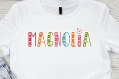 Magnolia - Floral Decorative Font Product Image 4