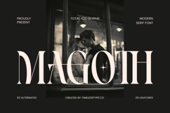 Magoth - Modern Serif Font Product Image 1