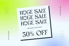 Magvix - Freestyle Display Font Product Image 2