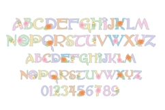 Mahalo Spring Color Font Product Image 3