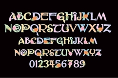 Mahalo Spring Color Font Product Image 9