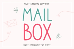 Mailbox Neat Handwritten Font with Multilingual Support Product Image 1