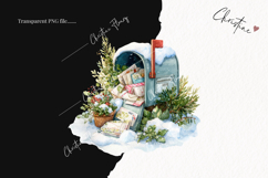 Christmas Mailbox Clipart | Christmas PNG Product Image 2
