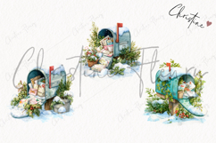 Christmas Mailbox Clipart | Christmas PNG Product Image 3