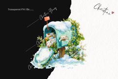 Christmas Mailbox Clipart | Christmas PNG Product Image 2