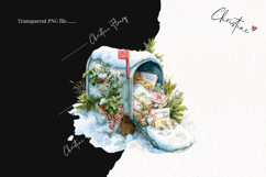 Christmas Mailbox Clipart | Christmas PNG Product Image 2
