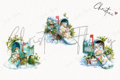 Christmas Mailbox Clipart | Christmas PNG Product Image 3