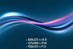 Vibrant Abstract Design on Dark Background Product Image 1